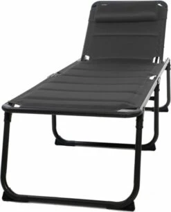 Travellife Barletta Ligbed - Antraciet / Donkergrijs -Buitenkampeer Winkel 972x1200