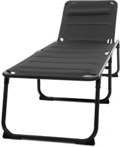 Travellife Barletta Ligbed - Antraciet / Donkergrijs -Buitenkampeer Winkel 977x1200