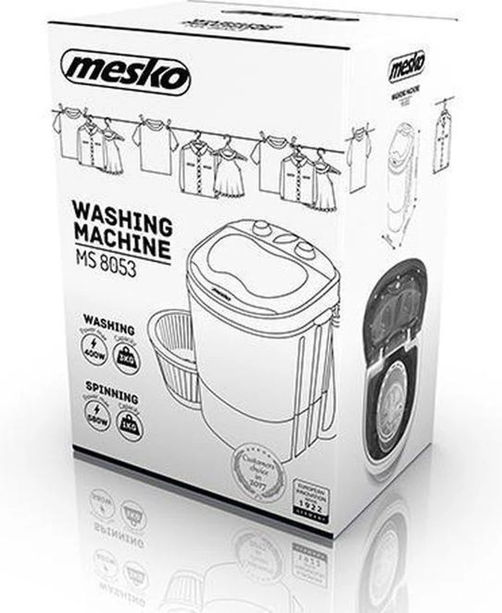 Mesko MS 8053 Mini Wasmachine 8 Mesko MS 8053 Mini Wasmachine - Afbeelding 6